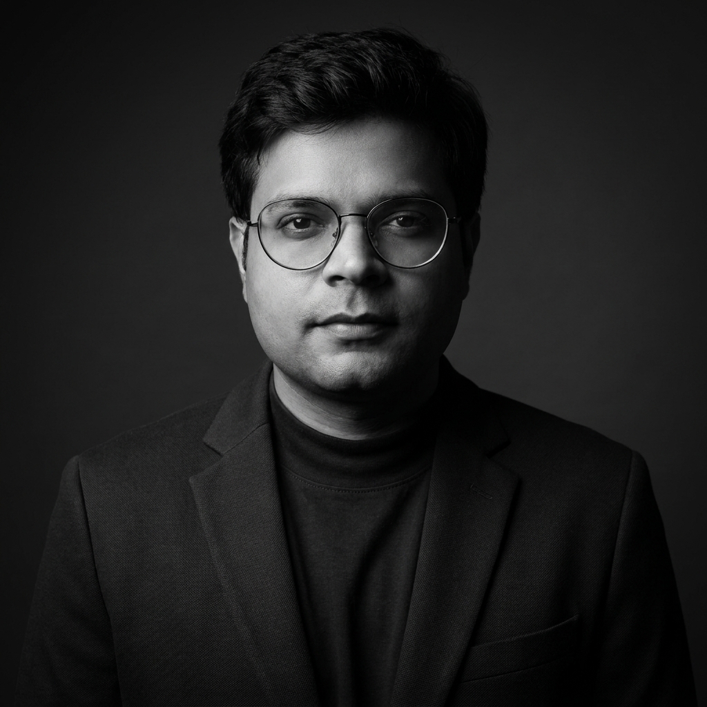 Portrait of Rickshesh, Product & Architecture Lead.